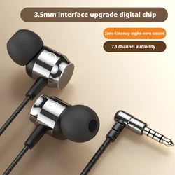 EARDECO HiFi Sound In - Ear USB - C Wired Earphones with Inline Control (Black 3.5mm)