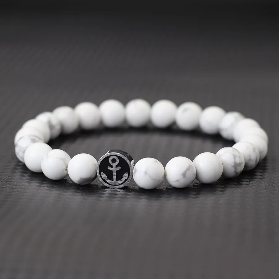 Stainless Steel Tiger Eye Stretch Bracelet for Men