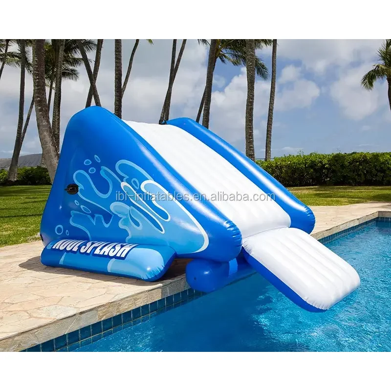 Above ground pool inflatable water slide Inflatable pool slide for home