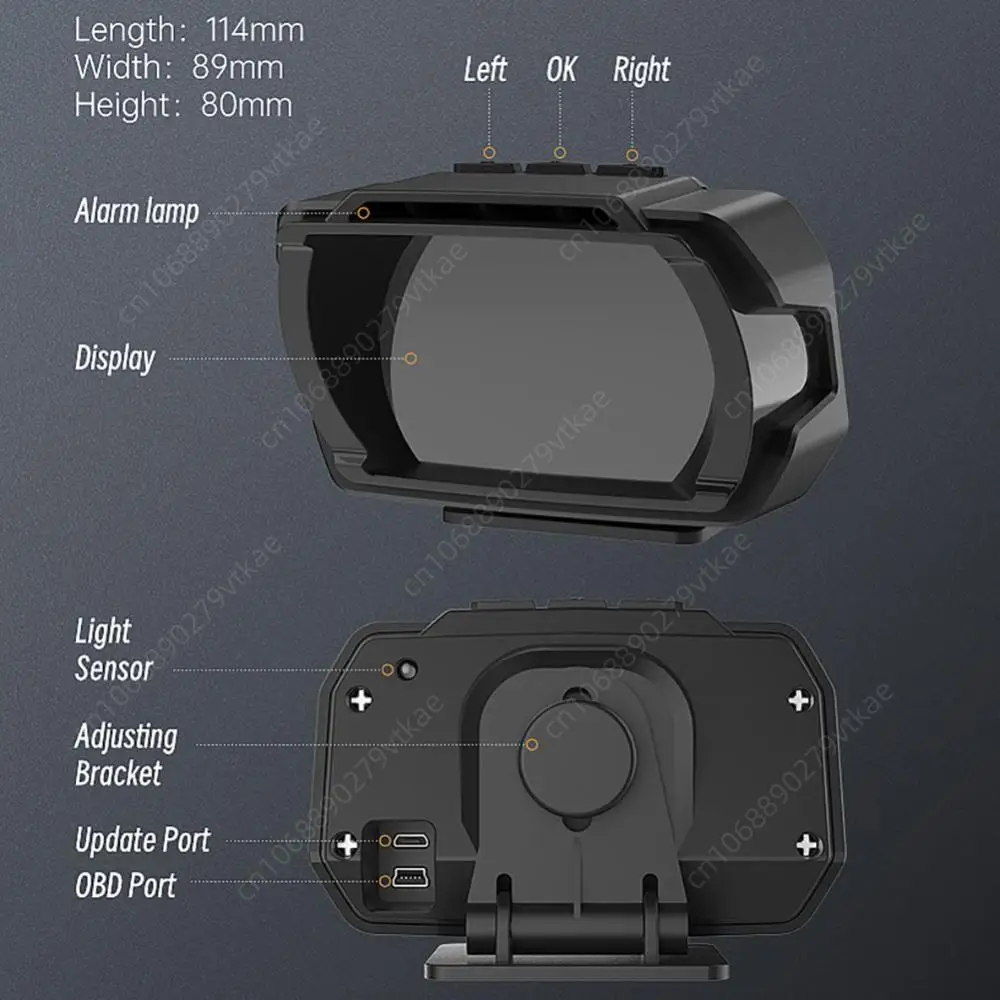ڵ  ÷  Һ OBDII Ʈ  ӵ, LCD ÷,  Ÿڹ,  µ 