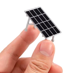 Miniature Solar Panel DIY Kit for Building House Roof Diorama (D style)