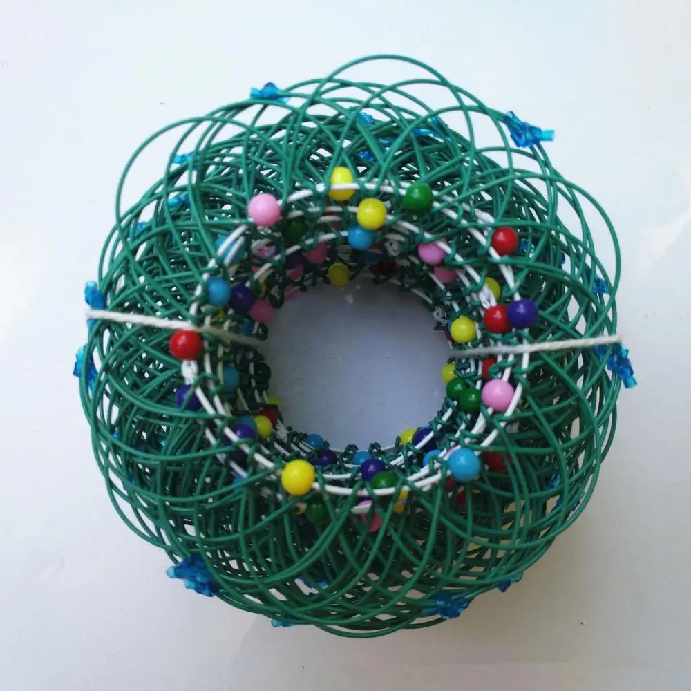 Kids Mandala Antistress Toy Adjustable Thirty-Six Variable Variety Flower Basket Iron Loop Children's Puzzle Decompression Toy