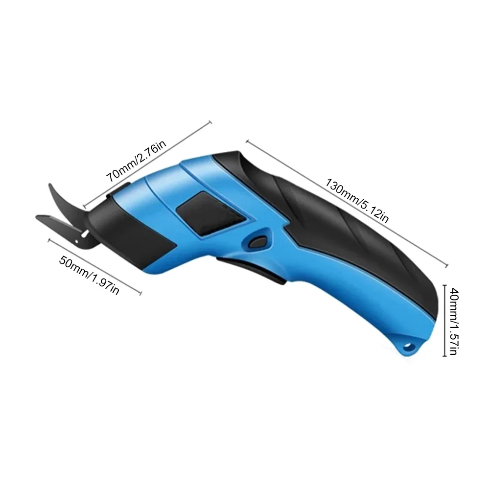 Lithium Electric Scissors Cloth Cutting Machine Charging Leather Sewing Tailor Scissor Tungsten Steel Blade Portable Hand Tool