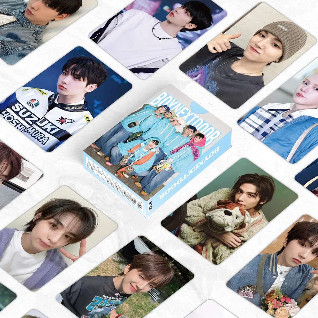 Kpop Boy Band BOYNEXTDOOR New Album Lomo cards Photocards Double Sided Printd Postcards 55Pcs Fans Collection