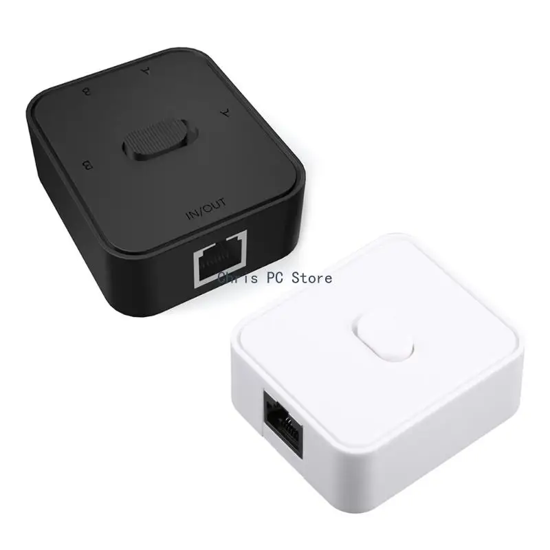 

H8WA 2 порта RJ45 LAN CAT6 Селектор сетевого коммутатора 1000 Мбит/с 2 входа 1 выход/1 вход 2 выхода Внутренний внешний сетевой