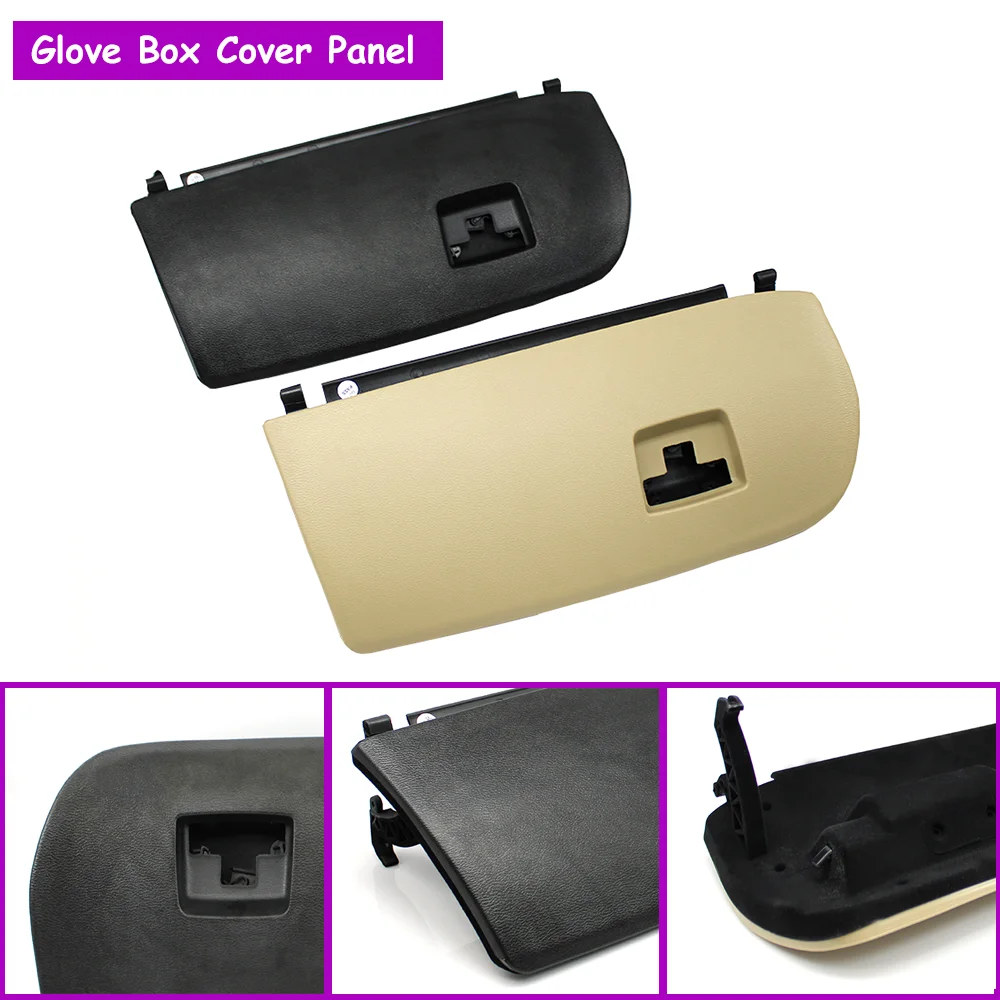Black Dash Glove Box Door Cover Lid Fit for 2011-2018 BMW X3