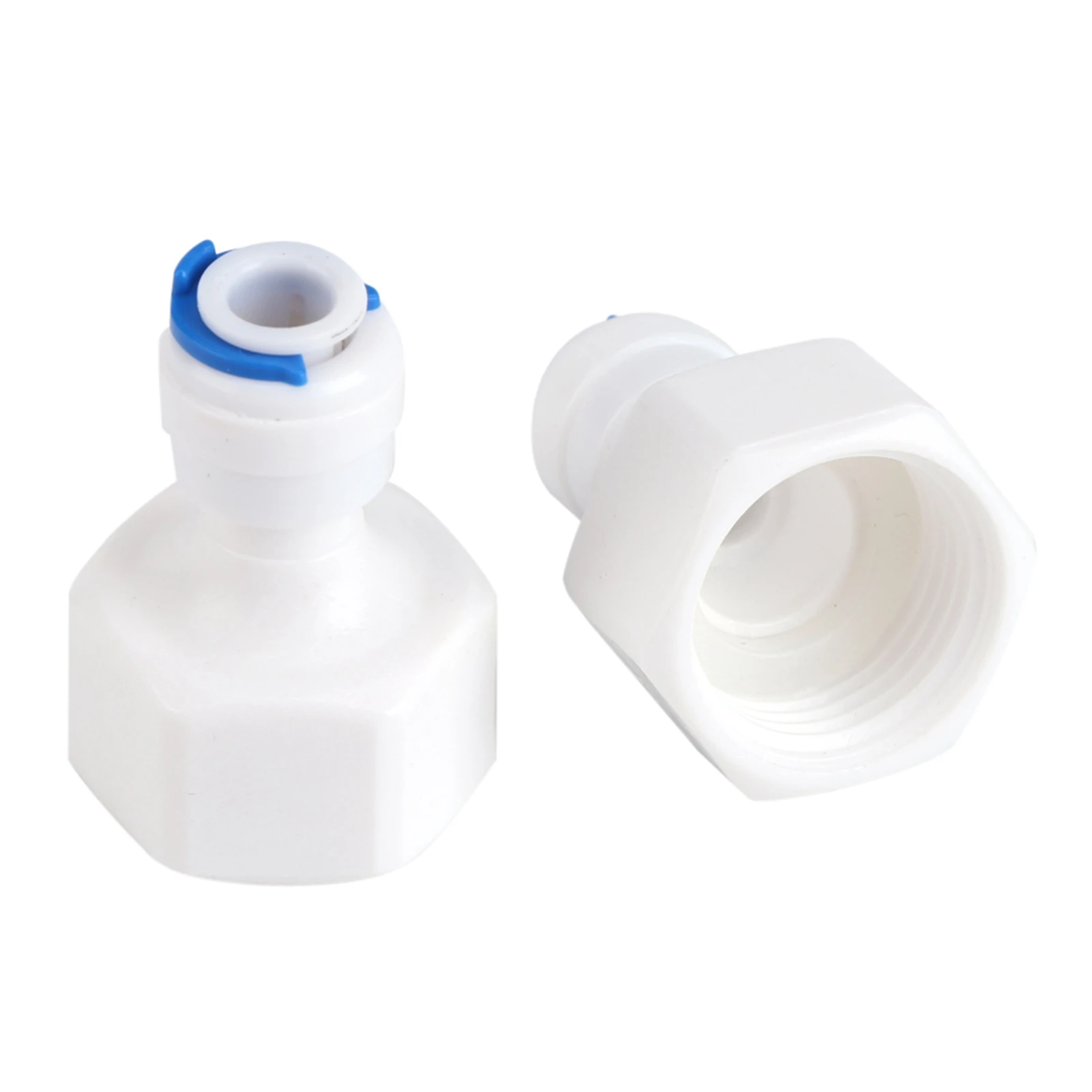 6Pcs Fitting Connector For Aquarium RO Water Filter Reverse Osmosis System Fit 1/4 Tube OD to 1/2 Female Water Filter Connector water filter connector