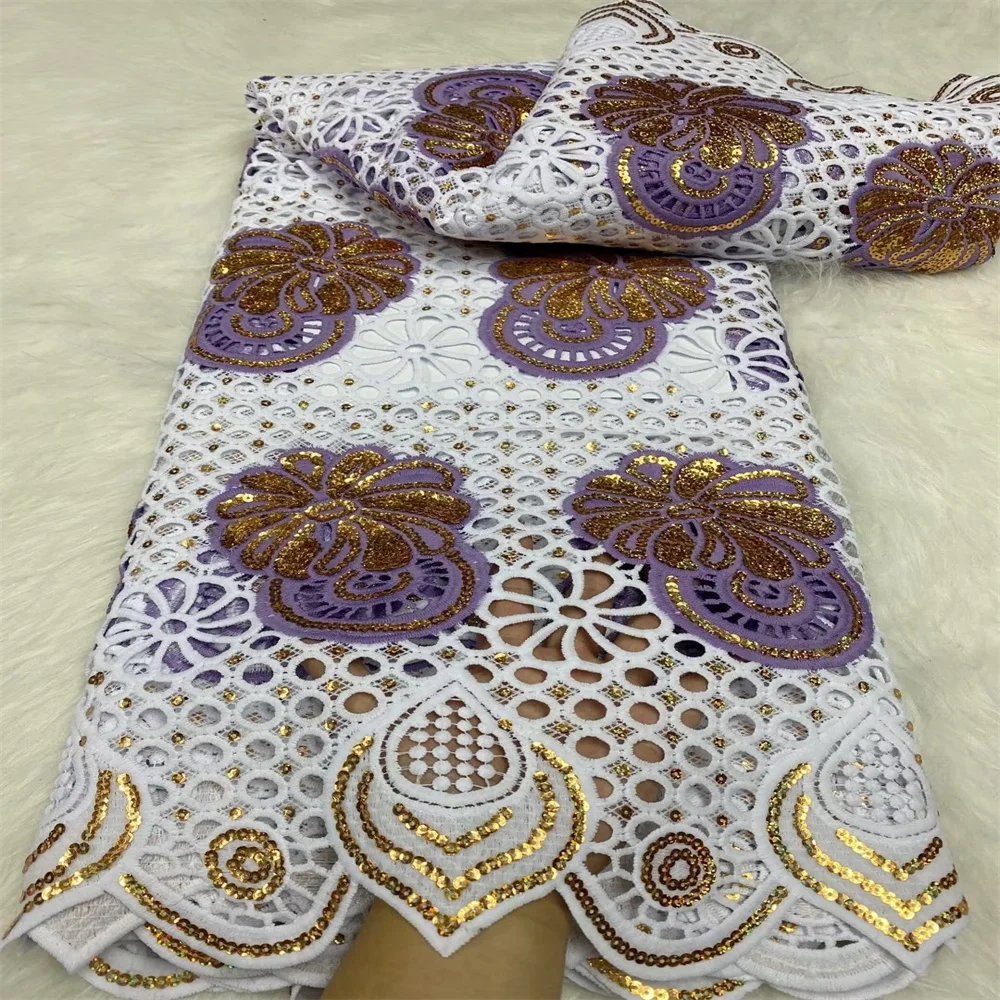 

SJ Lace Guipure Cord Lace African Lace Fabric 2022 High Quality Lace French Lace Fabric Nigerian Lace Fabrics For Dress fy14-48