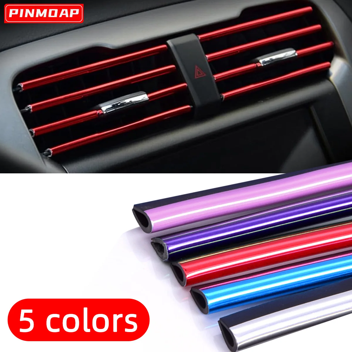 Car air conditioning vent decorative strips 10 PCS Bendable Cuttable