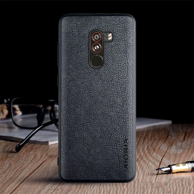 Vintage Leather Skin Luxury Case with TPU Soft Hard Cover