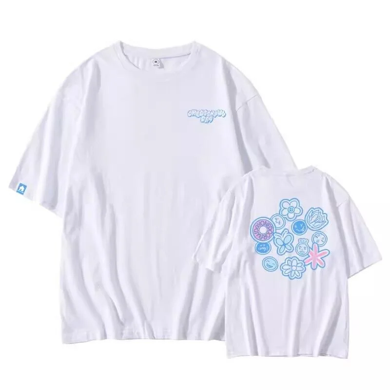 

KPOP BOYNEXTDOOR ONEDOORfulDay WORLD TOUR хлопчатобумажные футболки Jaehyun звучание Хак железная летняя модная футболка с круглым вырезом и короткими рукавами