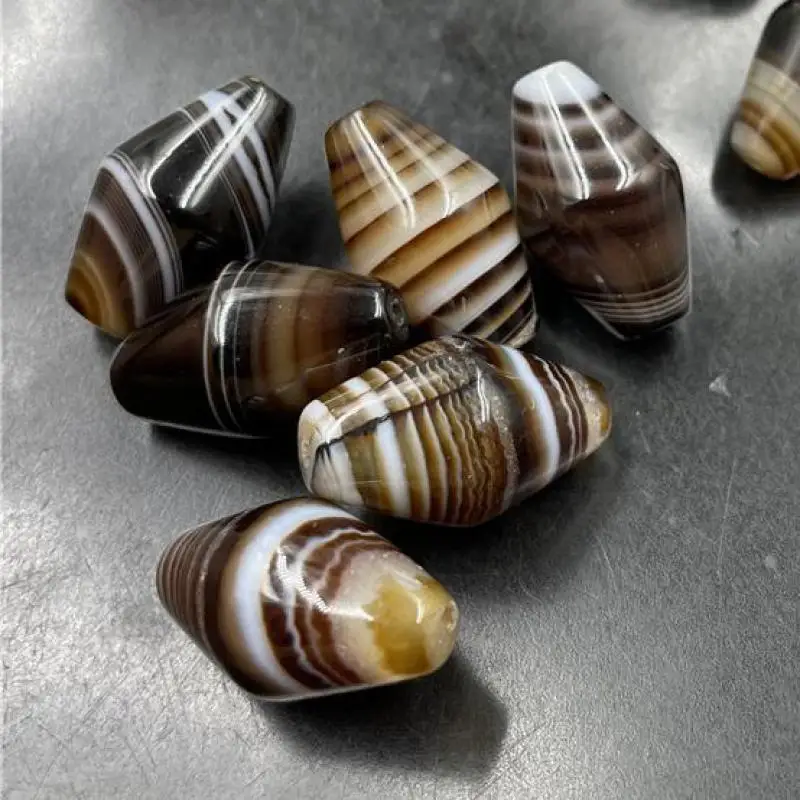 

13*24mm Natural Stripe Agate Loose Beads For Jewelry Making Diy String Bracelet Beaded Necklace Striped Agate Bead Accessories