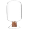 Transparent Glass Match Holder Storage Jar Wood Stopper Reliable Container Home Decor Storage Bottles Jars Match Supplies 3