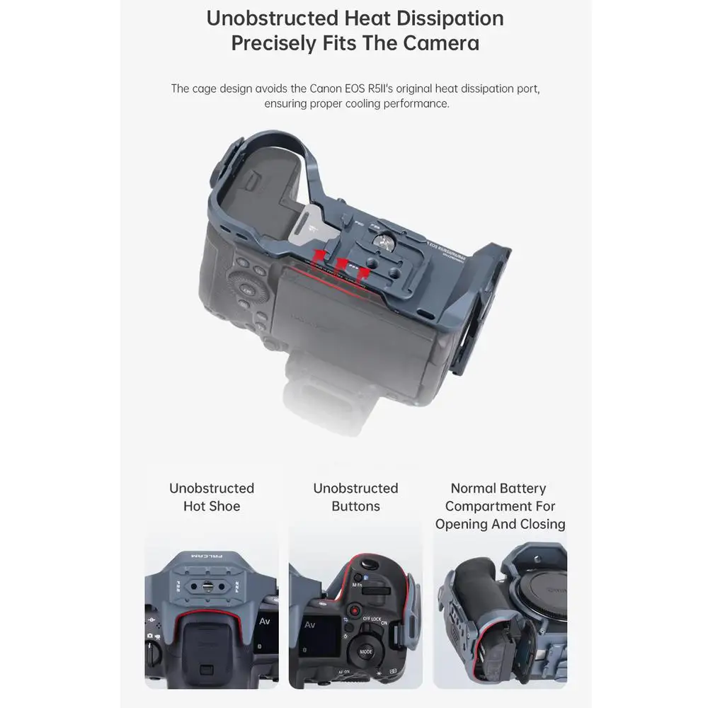 FALCAM F22&F38&F50 C00B4802 Quick Release Camera Cage(FOR R5II)