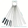 15pcs Carburetor Cleaning Brush Set Carburetor Carbon Dirt Jet Cleaner Tool Kit Car Cleaning Brush 10 Cleaning Needles 5 Brushes 6