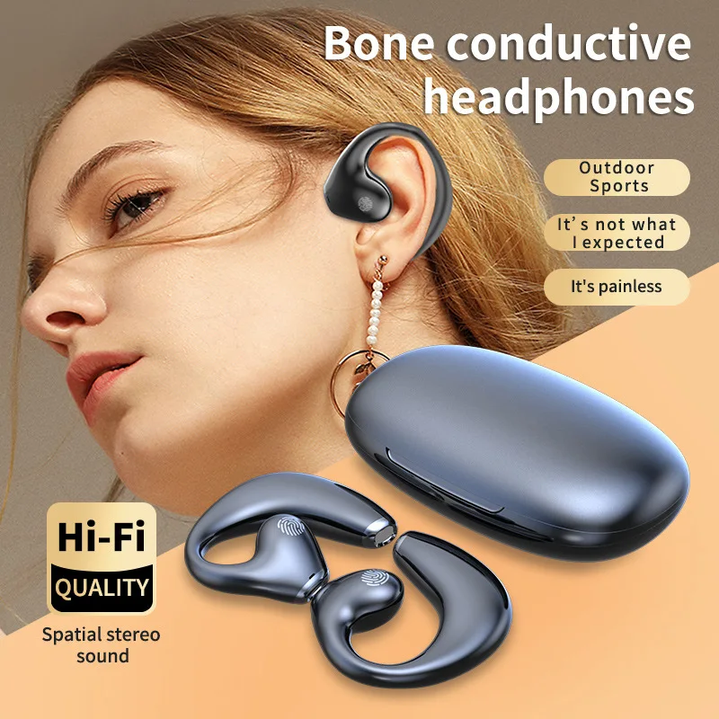 

RD23 Business Wireless Headset Ultralight Hands Free HIFI Wireless BT Headphones Earhook Earphones For Driving Business Office
