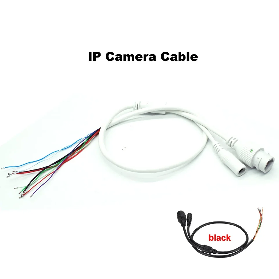 9-Core Ip Camera Kabel Voor Ip Netwerk Camera Kabel Vervangen Kabel Rj45 Camera Kabel Dc 12V Voor CCTV Ip Camera Vervangen Gebruik