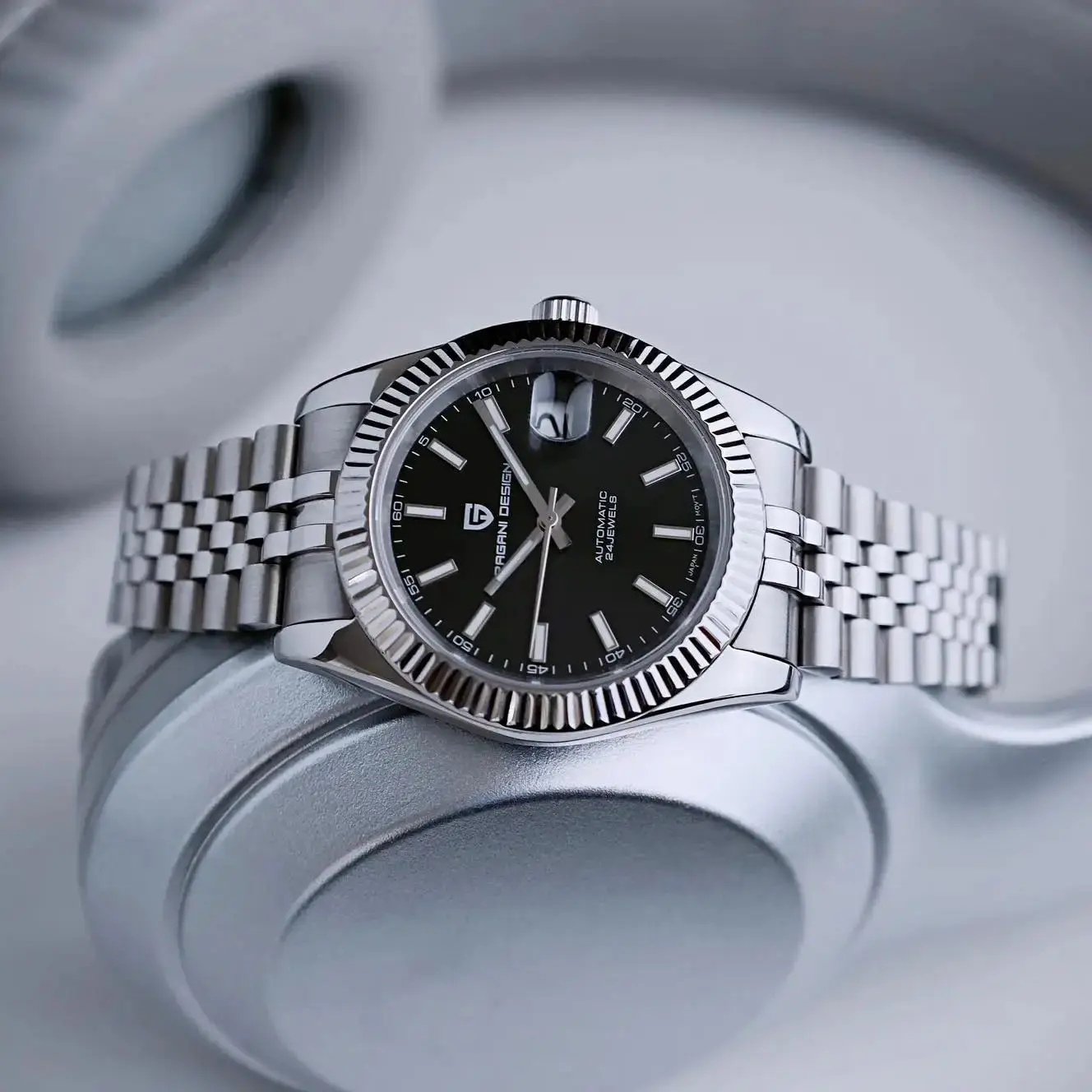 Mechanical Watch Business Watch Link New PAGANI DESIGN PD-1645 V3 Men Mechanical Watches Business Sapphire Glass Automatic Watch 10bar Waterproof Watch for Men