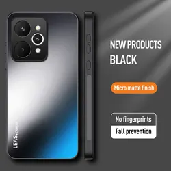 Shockproof Matte Frosted Hard Bumper Case - Elegant and Durable Back Cover for Realme 15 Pro (Black)