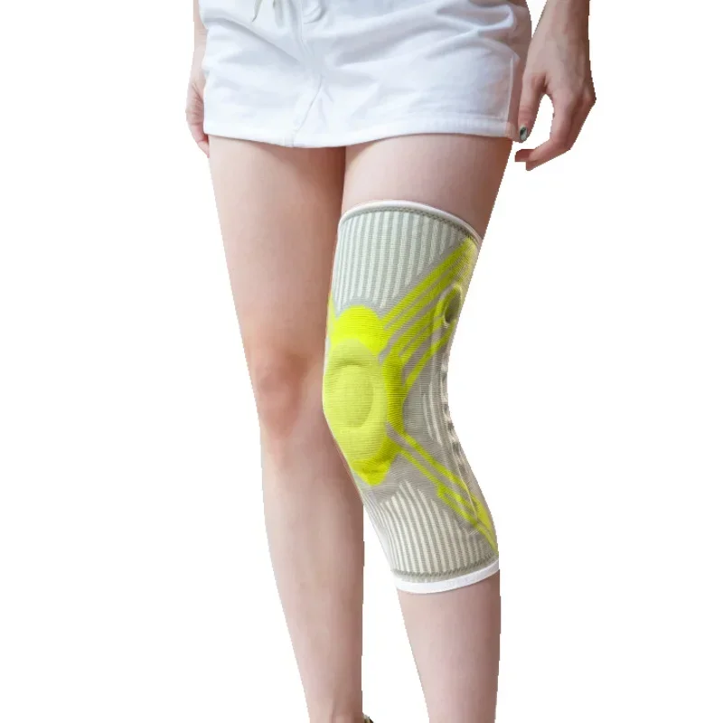 Sports Knee Pads Brace Support Sports Fitness Basketball Spring Knee Booster Meniscus Joints Protector Running Accessories