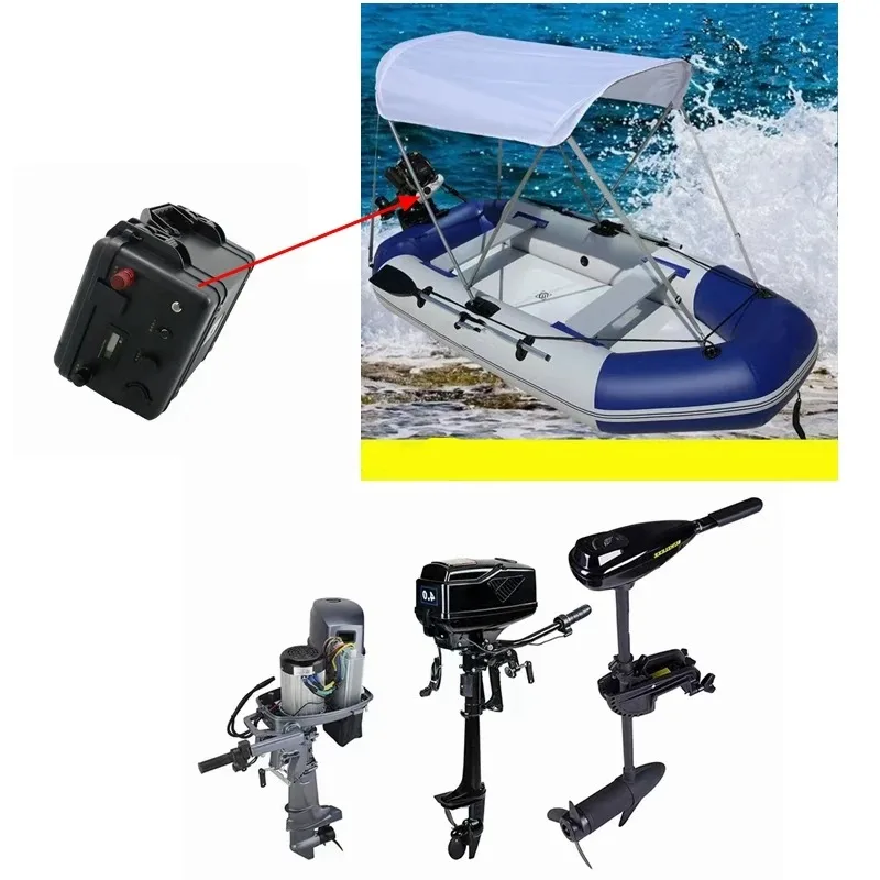 24V 50Ah-200Ah Waterproof Rechargeable Battery for Marine Solar RV Power