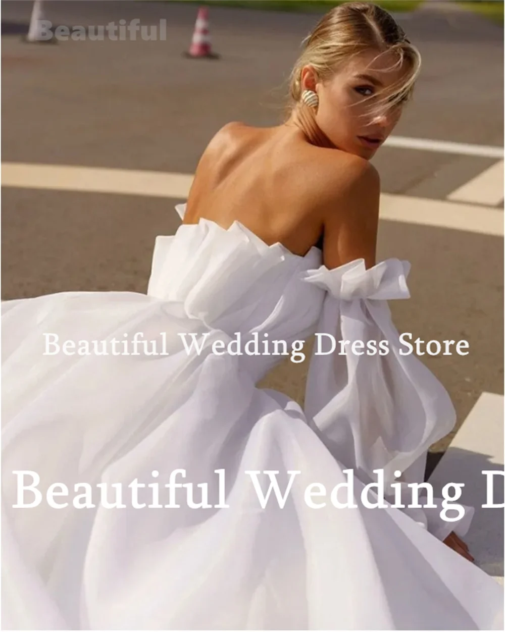 Рисунок 4 - Женское простое свадебное платье без рукавов