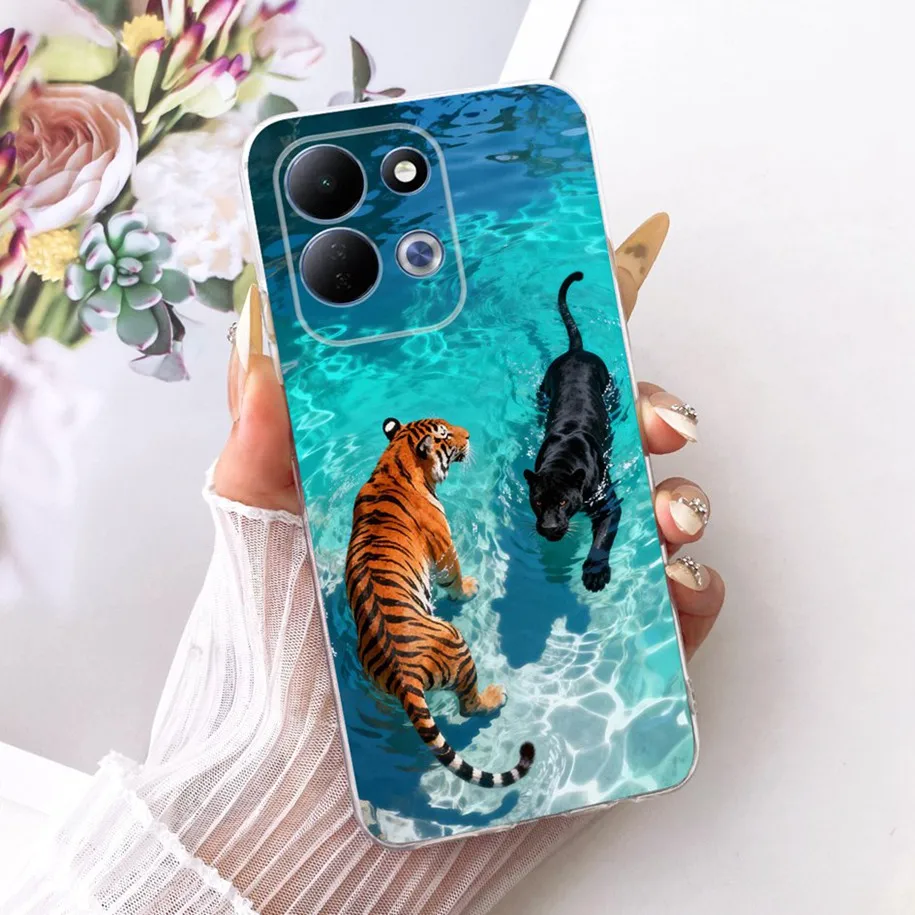 Cute Cartoon Animal Soft Silicone Clear Phone Case Cover