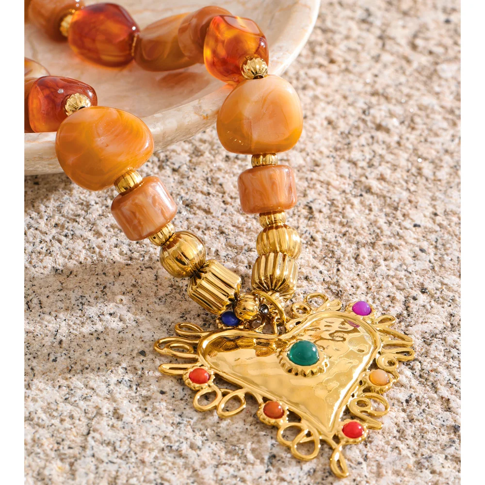 Yhpup Handmade Statement Necklace
