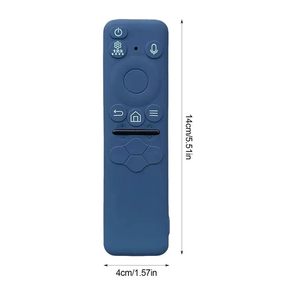 Anti-fall Remote Control Case Dirt-resistant Thickened Remote Control Sleeve Silicone Shookproof for Samsung BN59-01432AJBD