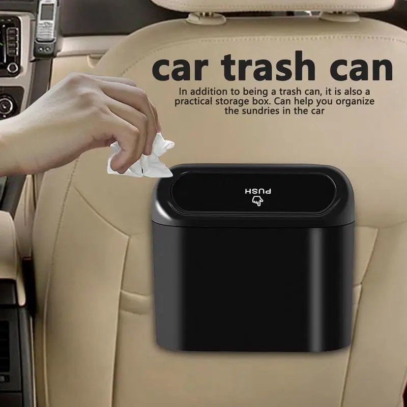 

Car Trash Can Vehicle Garbage Can Car Trash Dust Case Auto Waste Bin Auto Trash Organizer bucket Car back seat Rubbish bin