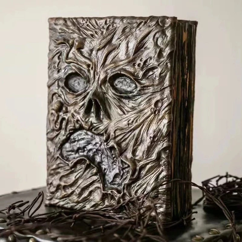

3D Movie Props Necronomicon Dark Magic Prop Demon Evil Dead Summon Book Altar Ceremony Living Room Decor Desktop Halloween Decor