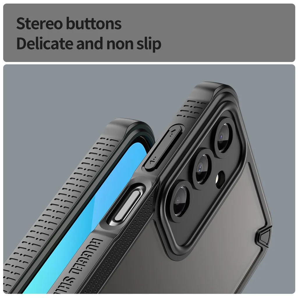 Heavy Duty Shockproof Rugged Protective Case with Full Cover, Anti-Scratch