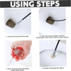 Flexible 57cm Sewer Pipe Unblocker Snake Spring Pipe Dredging Tool Kitchen Bathroom Sewer Cleaning Kitchen Bending Sink Tool 5