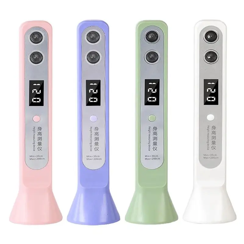 초음파 높이 측정 높이계 고정밀 휴대용 높이 측정 장치 성인 어린이를위한 전자 높이 눈금자