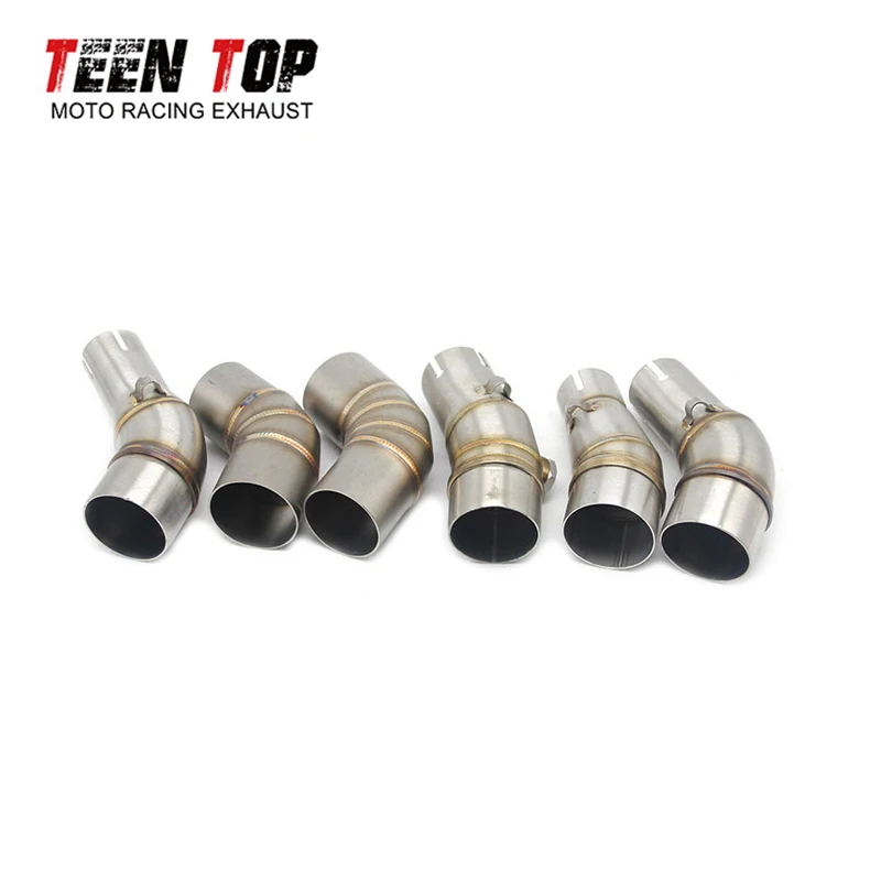 Motorcycle Exhaust Middle Pipe Muffler Link Escape Exhaust Adapter For Kawasaki NINJA250 NINJA300 Z250 2013-2016 Moto Elbow - Image 6