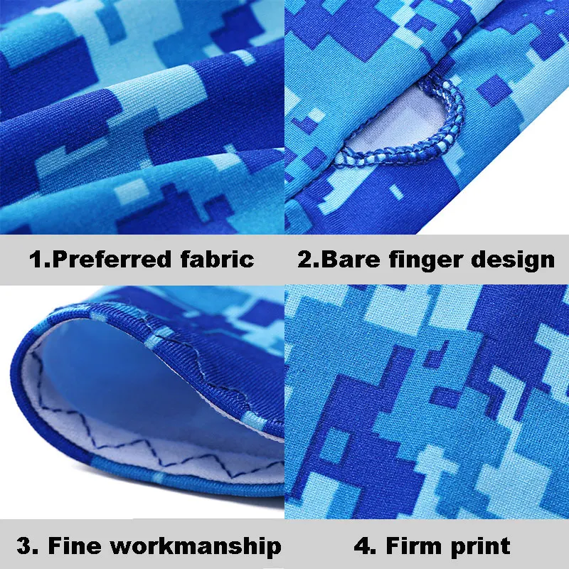 2Pcs Unisex Cooling Arm Sleeves Cover Sports Running UV Sun Protection Outdoor Men Fishing Cycling Sleeves for Hide Tattoos
