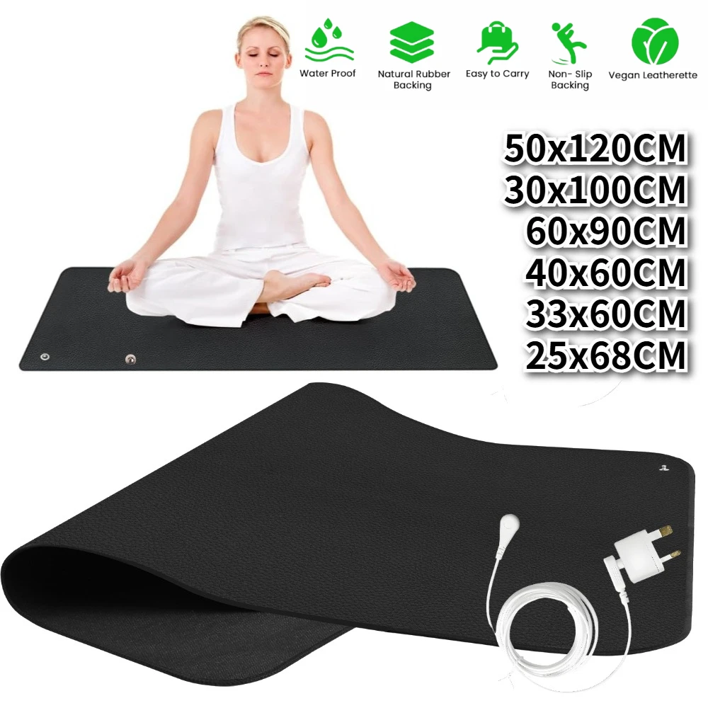 Grounding Mat for Improved Sleep Earth Mat Grounding Sheet Reduced Anxiety Pain Inflammation Relief