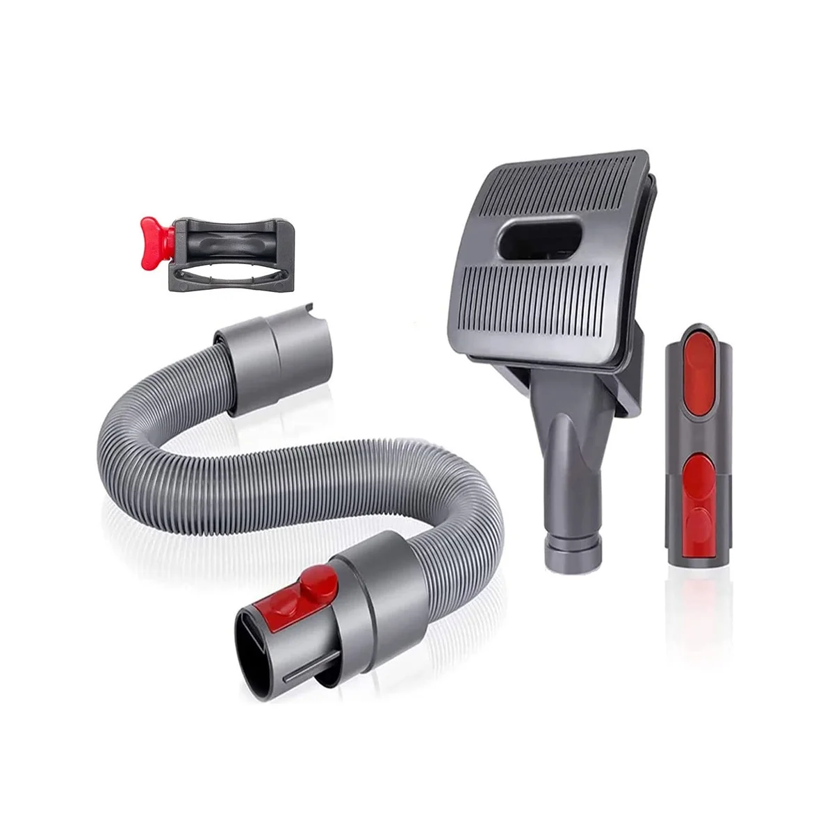 

Pet Grooming Kit , Dog Brush Hair Vacuum Attachment for V7/8/10/12/15, with Extension Hose and Trigger Lock