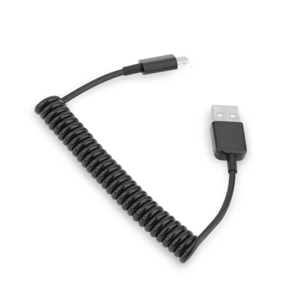 Spring Braided Micro USB Cable Data Fast Charger Phone Lines Charging Cables Smartphone Cord For MP3/4 Xiaomi/ Redmi Note 3s Etc
