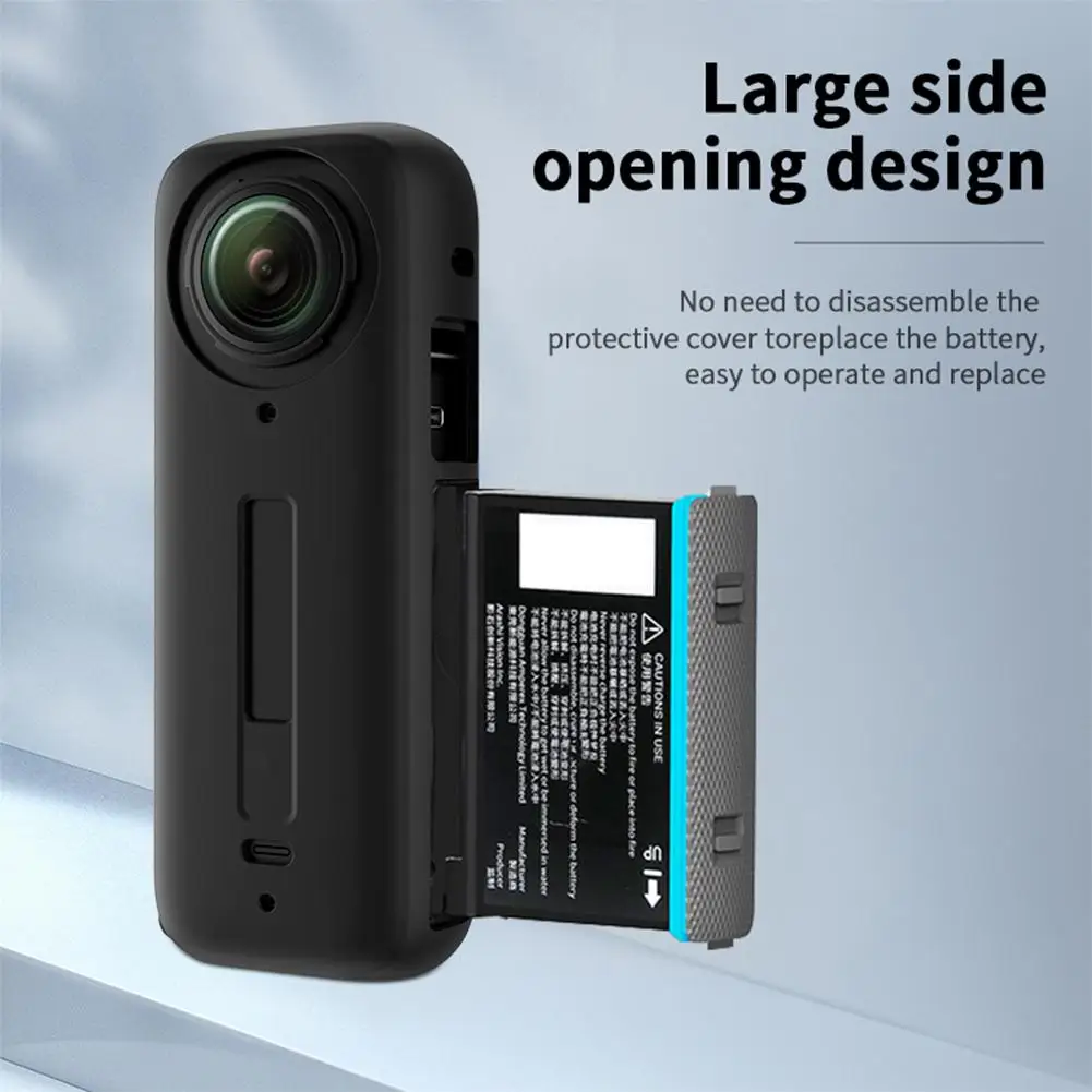 Amagisn 바디 실리콘 커버, Insta360 X3, 360x3 보호 액세서리, 바디 R0e6
