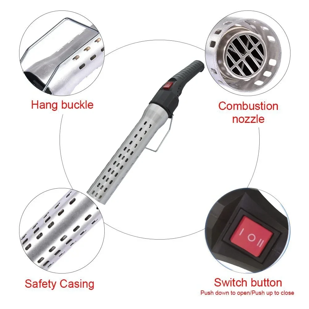 Charcoal lighter BBQ electric fire starter charcoal lighter firelighter for barbecue grill fire tools quickly ignite