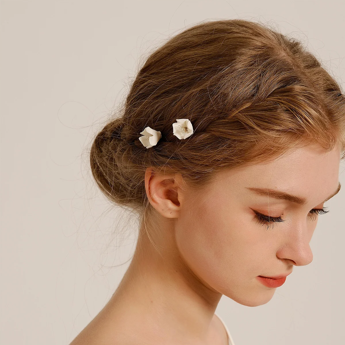 Bridal Hair Accessories Fashion Pearl Crystal Hairpins Bridal Tiara Hair Accessories U-shaped Pin Metal Barrette Wedding Party Hair Clips For Women