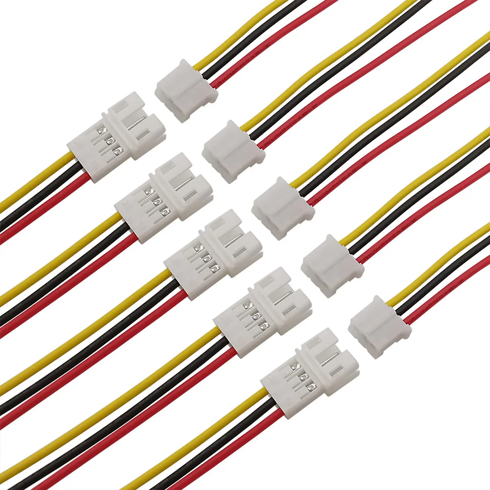 10/5/2/1 paar Micro JST PH 2,0mm Pitch 3 Pin Männlich Weiblich Draht-anschluss PH 2,0 Stecker Jack Terminals Mit 20CM 26AWG Kabel