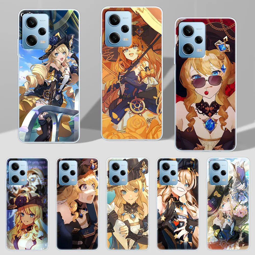 Custodia A Percussione Navia Genshin Per Xiaomi Redmi Note 10 10S 11 11S 12 Pro Plus 8 9 9S 9T 11E 7 11T 12S 5 8T Cover Morbida In Silicone Per Telefo