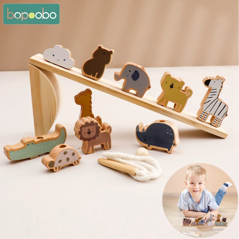 Giocattolo Creativo In Legno Gioco Educativo Per Bambini Colorato Impila E Conta TrAdE Shop Traesio