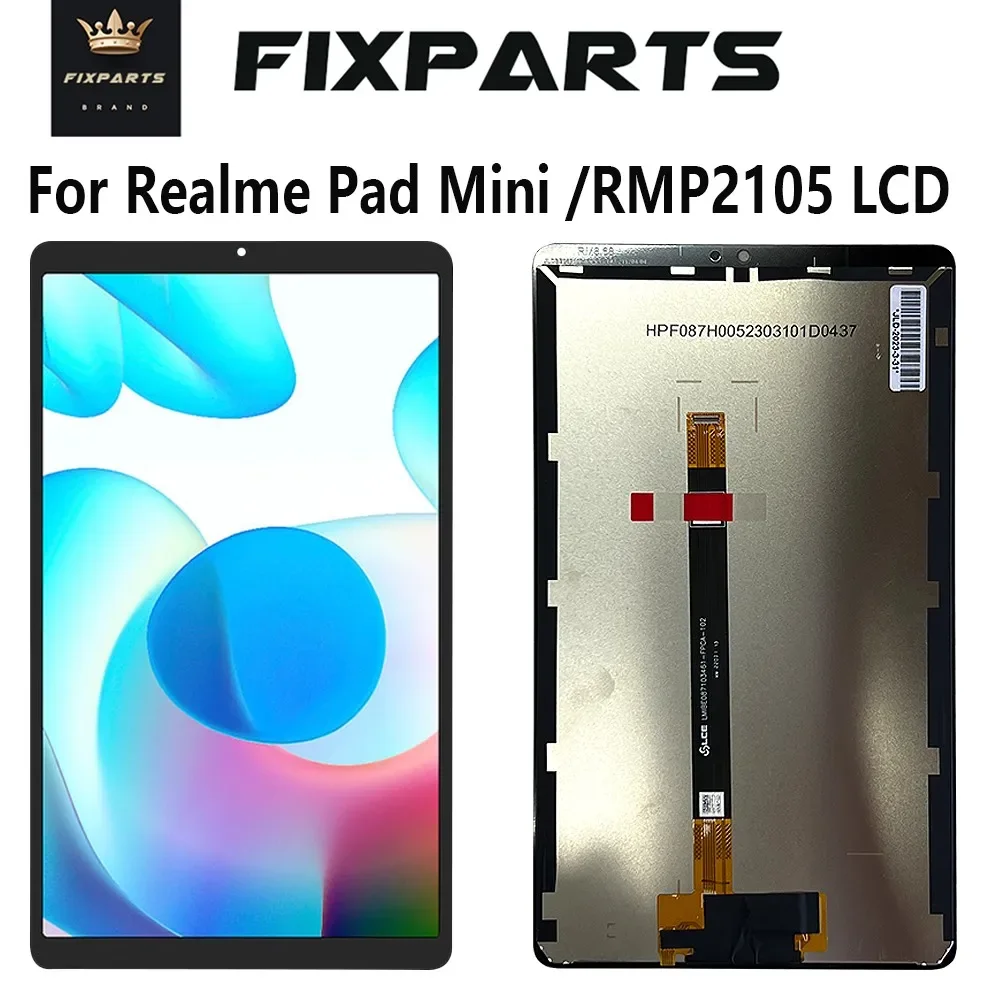 

8,7 "высококачественный дигитайзер сенсорного ЖК-экрана для Realme Pad Mini, сборная Замена для Realme Pad Mini LCD RMP2105, экран