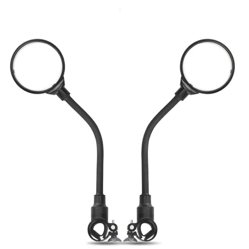 1pcs Long Bicycle Rearview Handlebar Mirrors 360° For Mountain Road