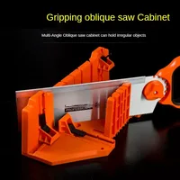 Woodworking Clamping Mitre Box Diagonal Saw Cabinet 45 90 Degree Saw Box Angle Saw Oblique Cutting Groove Sawing Guide Slot 1