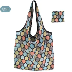 Eco-Friendly Reusable Foldable Shopping Tote, Large Heavy-Duty Washable Cloth Bag (12)