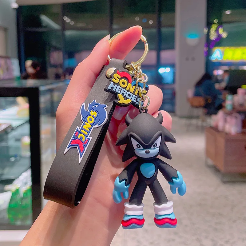 thumbnail image 1 of Figura de acción de Sonic Shadow Knuckles, muñeco de Sonic de metal, periféricos de anime, llavero, accesorios, bolsa, decoración, juguete para niños, regalo, 1 of 5
